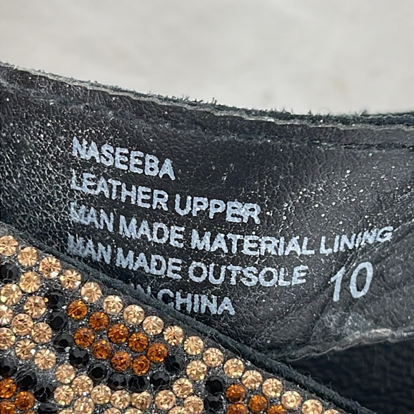 Yellow Box Naseeba Leather Upper Women's 10 Black and Brown Sandals/Flip… - Picture 5 of 6